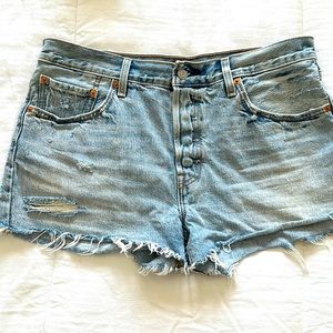 Levis 501 Denim Shorts